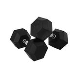 Verpeak Rubber Hex Dumbbells (7.5KG x 2)