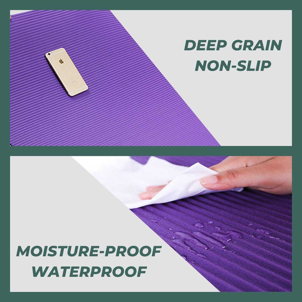 Verpeak NBR Yoga Mat 1.5CM Purple