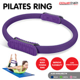 Powertrain Pilates Ring Band Yoga Home Workout Exercise Band Purple