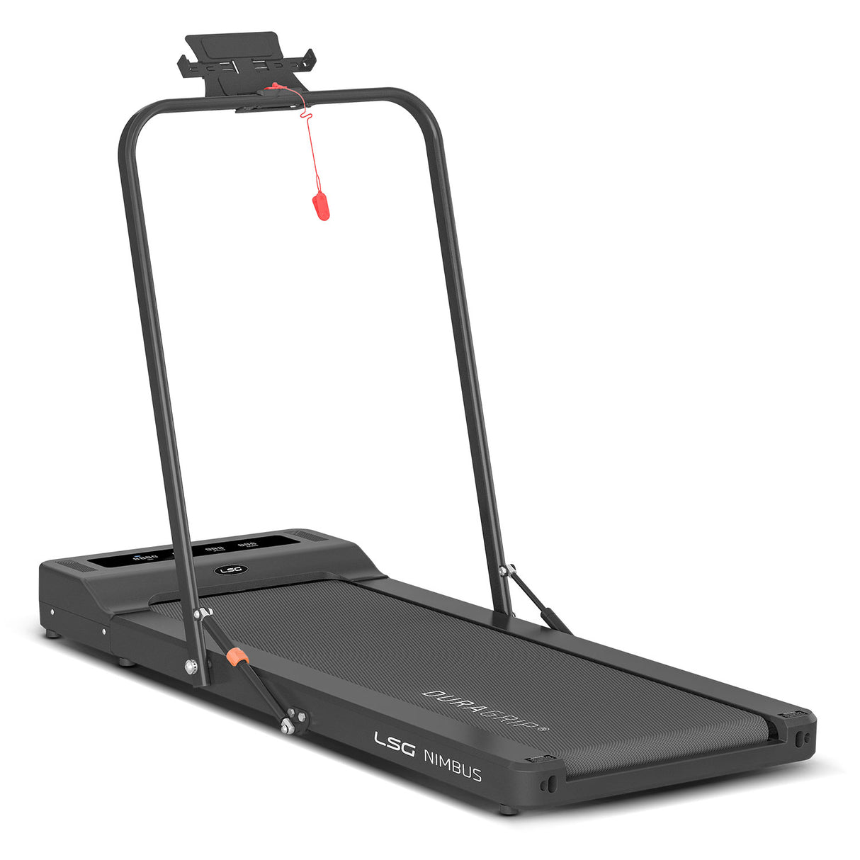 LSG Nimbus Walking Pad Treadmill + ErgoDesk Automatic Standing Desk 1800mm (White)