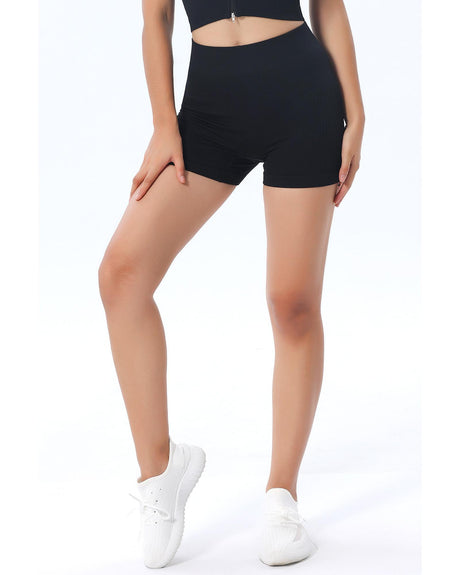 Azura Exchange High Waist Yoga Shorts - L