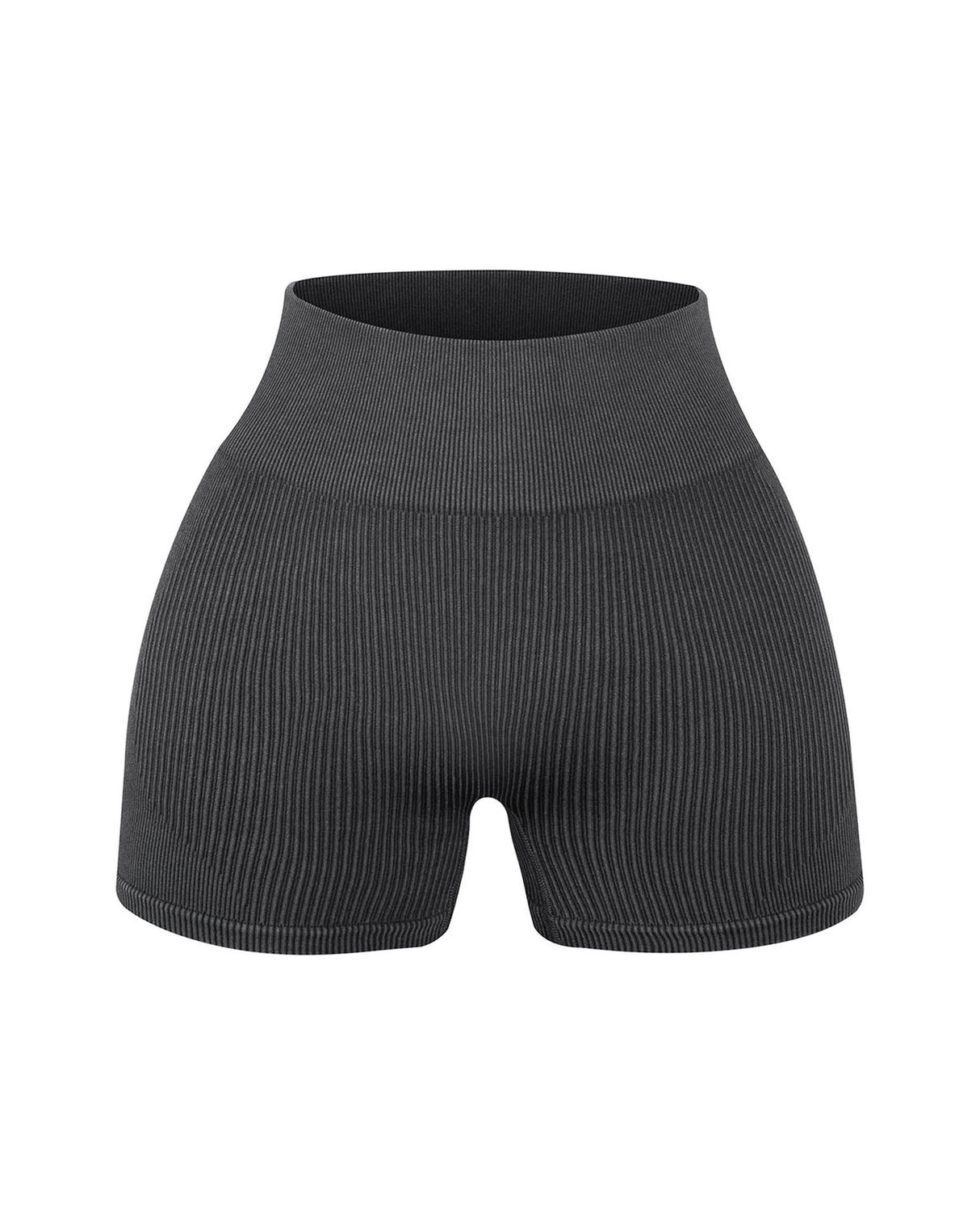 Azura Exchange Ribbed Knit Butt Lifter Yoga Shorts - L