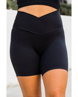 Azura Exchange V-Waistband Yoga Shorts - L