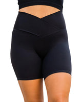 Azura Exchange V-Waistband Yoga Shorts - L