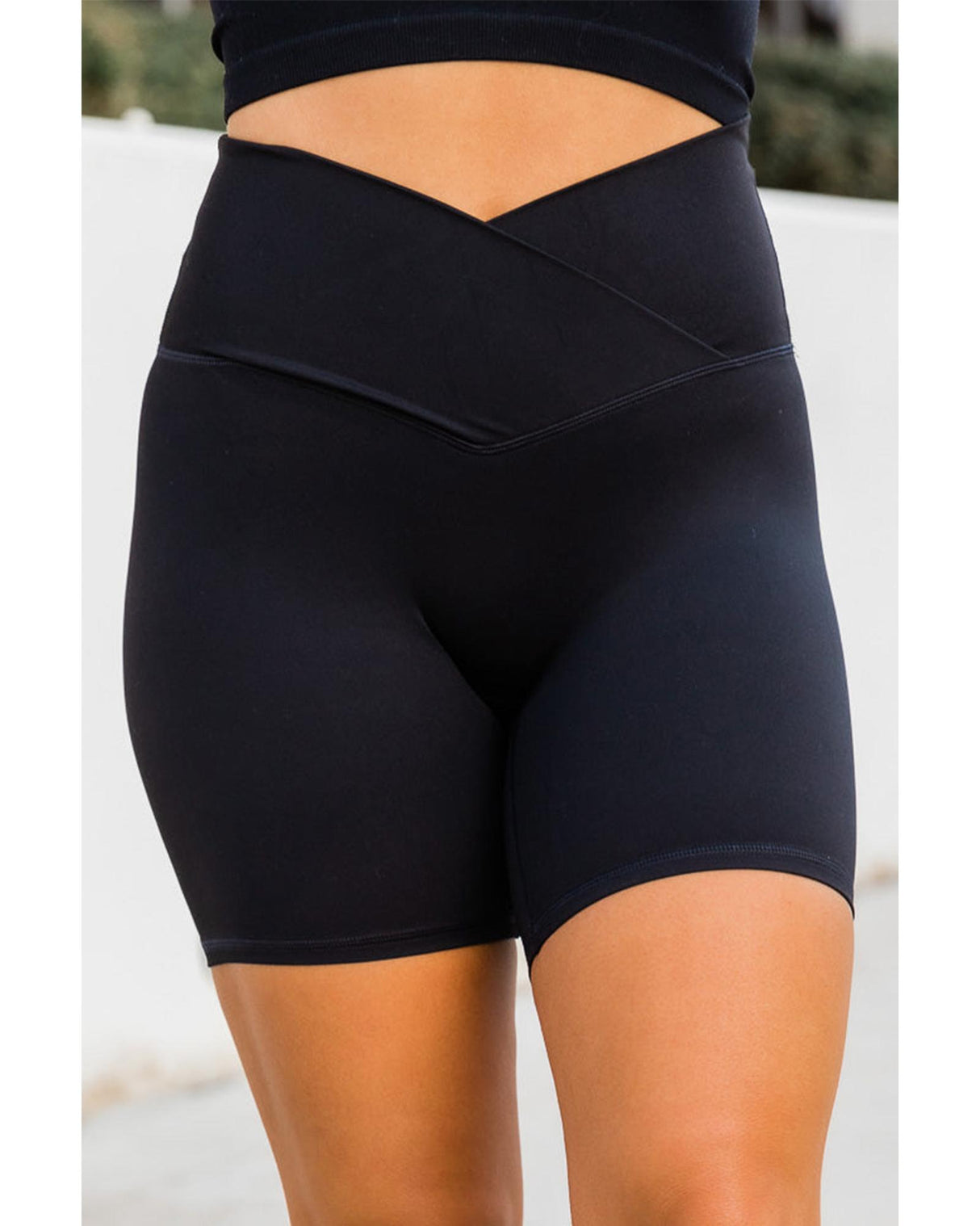 Azura Exchange V-Waistband Yoga Shorts - S