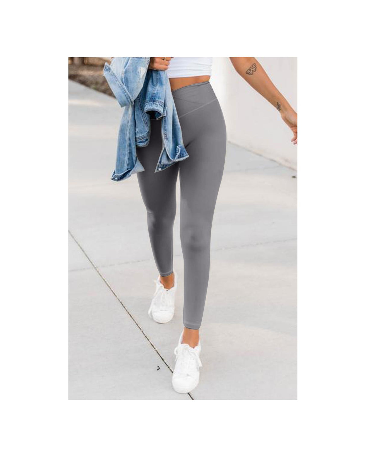 Azura Exchange Arch Waist Sports Yoga Leggings - S