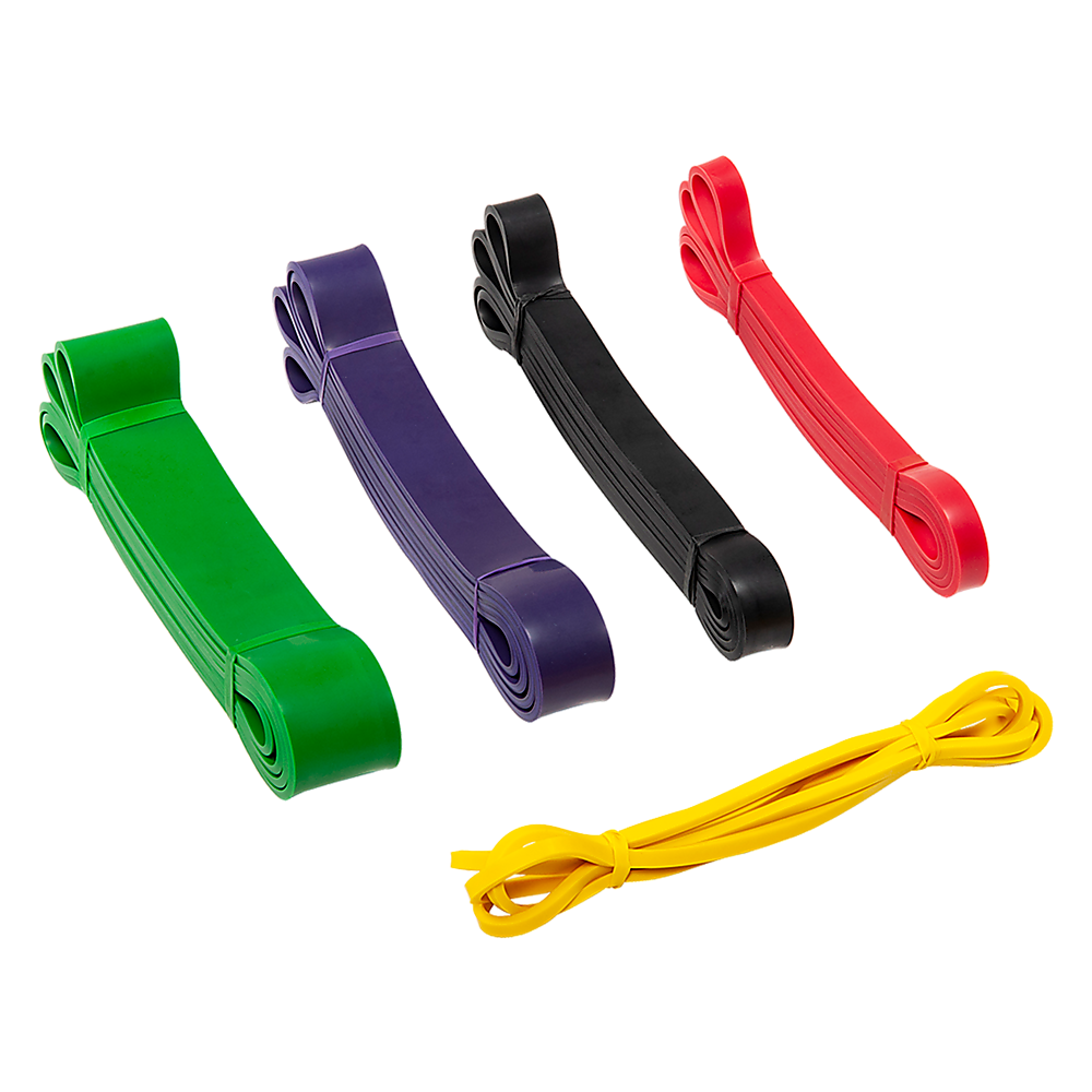 Resistance Band Loop Set of 5 Heavy Duty Gym Yoga Workout