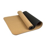 Cork TPE Yoga Mat Sports Exercise Fitness Gym Pilates